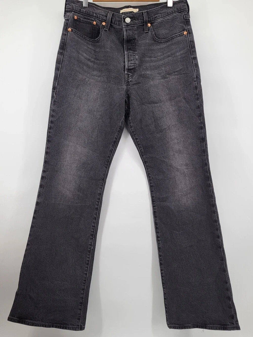 Levi's Wedgie Bootcut Jeans Black Size 31 - Picture 3 of 12
